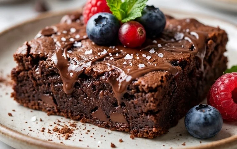 Flourless Chickpea Brownies (Vegan & Gluten Free)
