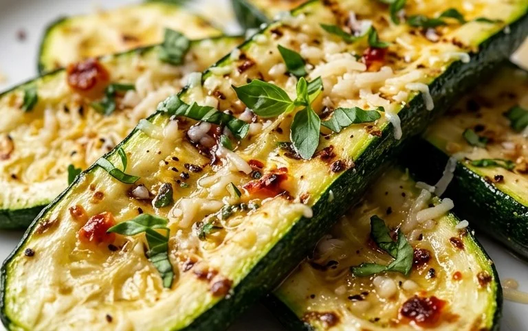 Grilled Zucchini with Parmesan