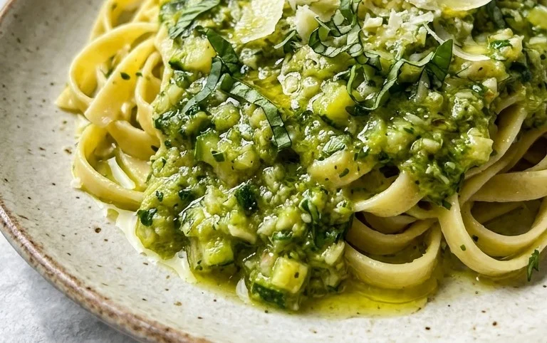 Simple Fresh Zucchini Pasta Sauce