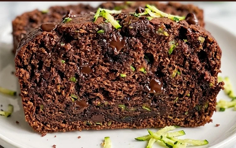 Double Dark Chocolate Zucchini Bread