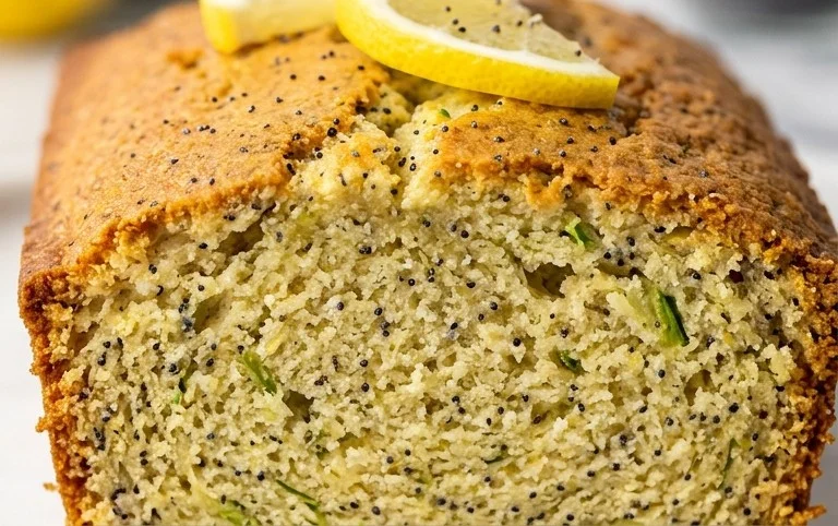 Easy Lemon Poppy Seed Zucchini Bread