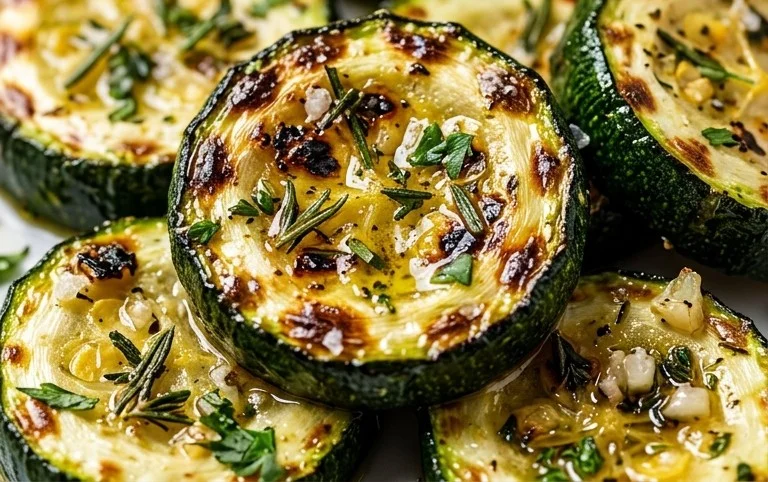 Simple Herb-Infused Roasted Zucchini Recipe