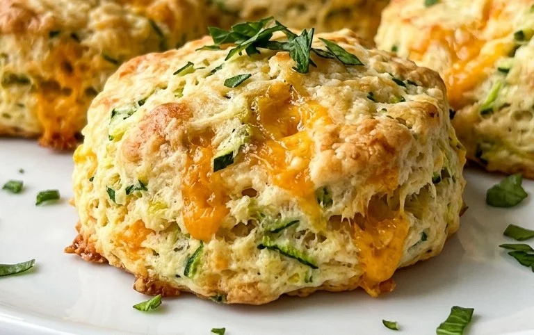 Zucchini Cheddar Biscuits