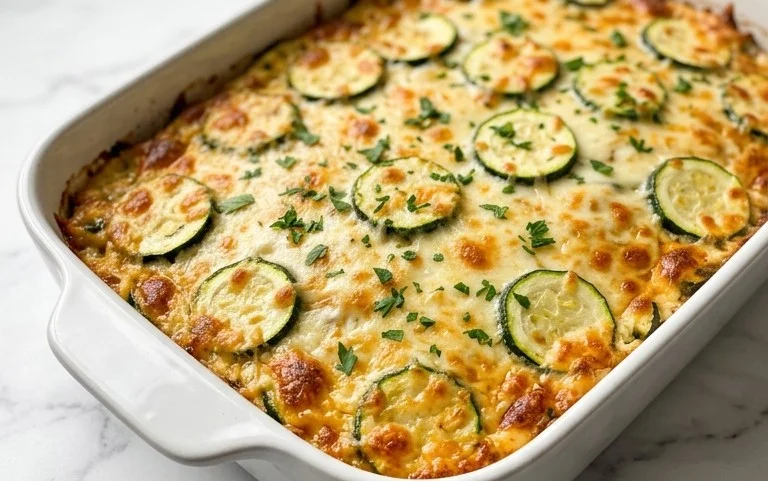 Cheesy Baked Zucchini Casserole